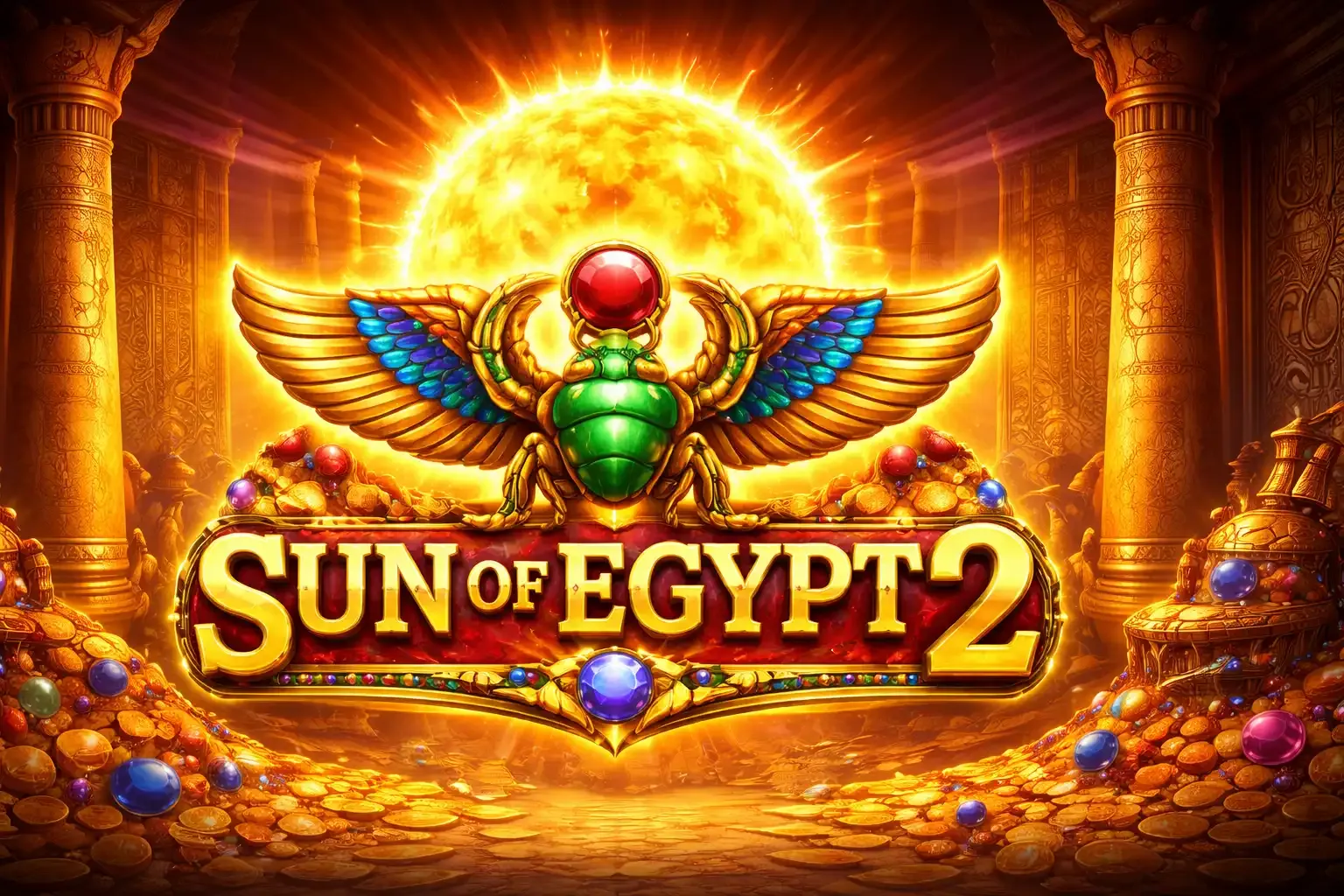 Seçili Sun of Egypt slotlarında %50 bonus